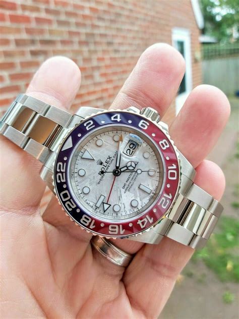 new rolex gmt white gold|rolex gmt meteorite retail price.